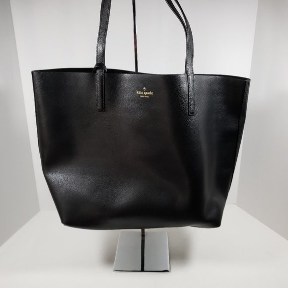 kate spade Handbags - Kate Spade Arch Place Mya Reversible Tote - Black/Striped